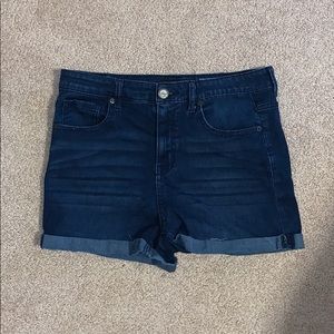 High-Waisted Jean Shorts